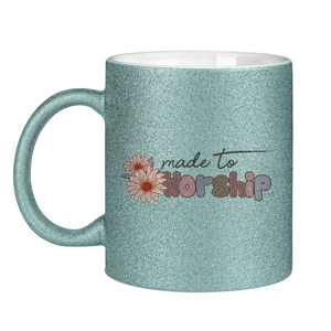 Glitzertasse made to worship