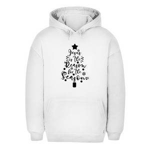 Unisex Oversize Hoodie jesus is the reason for the season