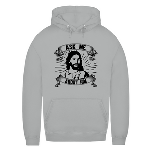 Damen Hoodie ask me about him