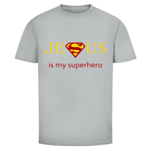 Herren T-Shirt jesus is my superhero