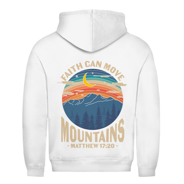 Herren Hoodie faith can move mountains matthew 17:20