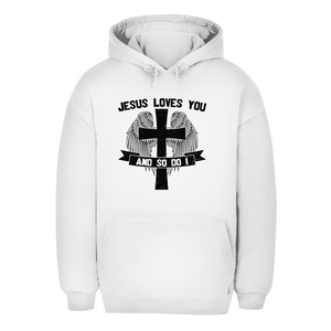 Unisex Oversize Hoodie jesus loves you and so do i