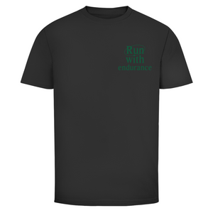 Herren T-Shirt run with endurance hebrews 12:1