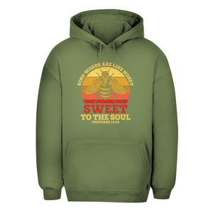 Unisex Oversize Hoodie kind words are like honey proverbs 16:24