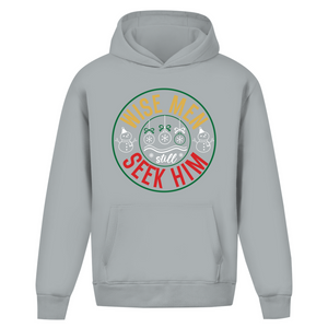 Oversize Hoodie Ohne Kordel wise men seek him