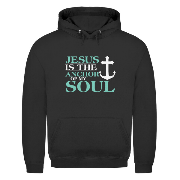 Herren Hoodie jesus is the anchor of my soul segeln