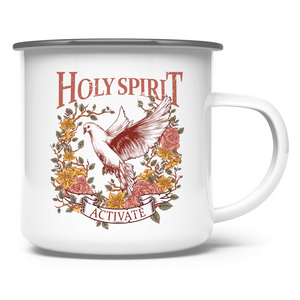 Emaille Tasse holy spirit activate taube