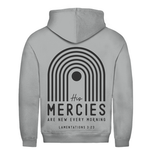 Herren Hoodie his marcies lamentations 3:23