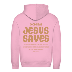 Damen Hoodie jesus saves john 3:16-17