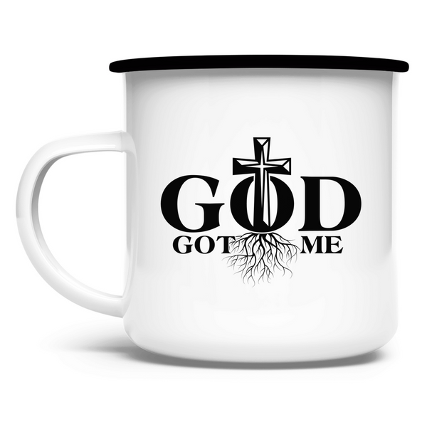 Emaille Tasse god got me