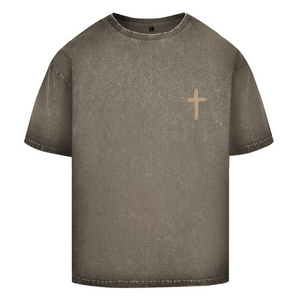 Oversize Washed T-Shirt a loving god 1 john 4:9-10
