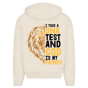 Oversize Zipper Hoodie god is my father