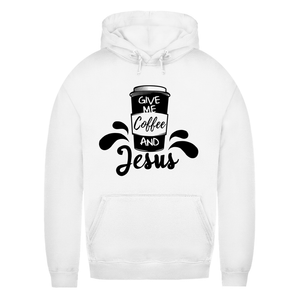 Damen Hoodie give me coffee and jesus