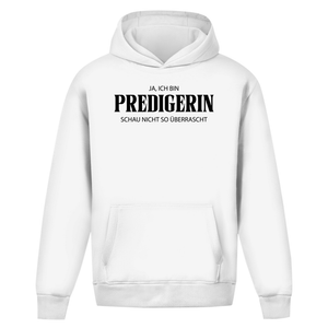 Oversize Hoodie Ohne Kordel ja ich bin predigerin