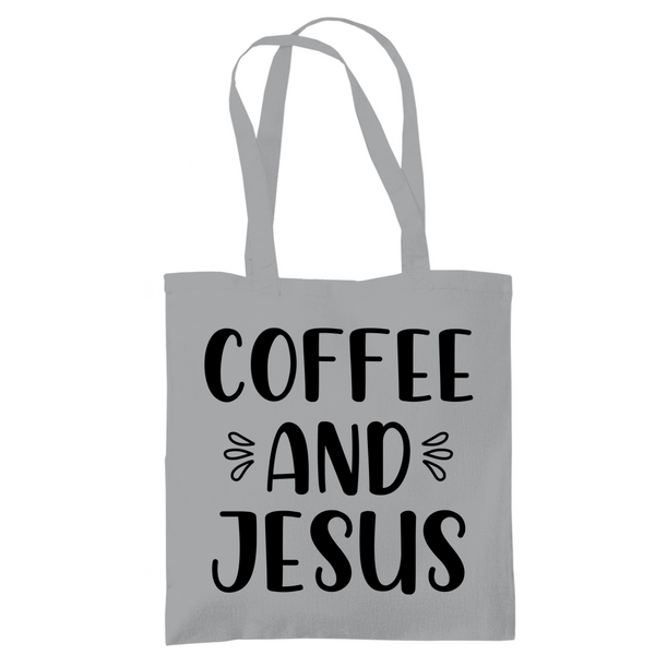 Tragetasche coffee and jesus