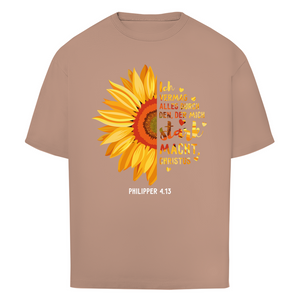 Oversize T-Shirt christus der mich stark macht philipper 4.13