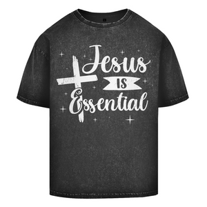 Oversize Washed T-Shirt jesus is essential