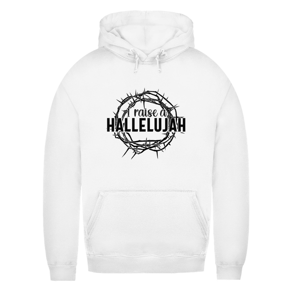 Damen Hoodie i raise a hallelujah dornenkrone