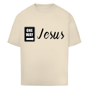 Oversize T-Shirt one way jesus