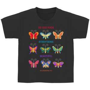 Kinder T-Shirt he has made everything beatiful ecclesiastes 3:11
