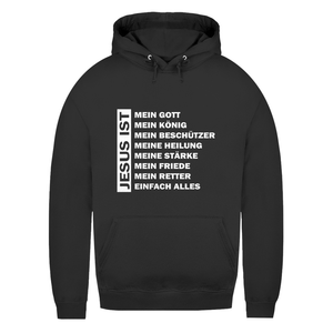 Damen Hoodie jesus ist mein gott