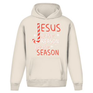 Oversize Hoodie Ohne Kordel jesus is the reason for the season