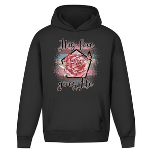 Oversize Hoodie Ohne Kordel his love gives life