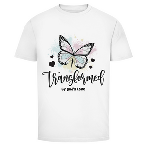 Herren T-Shirt transformed by gods love