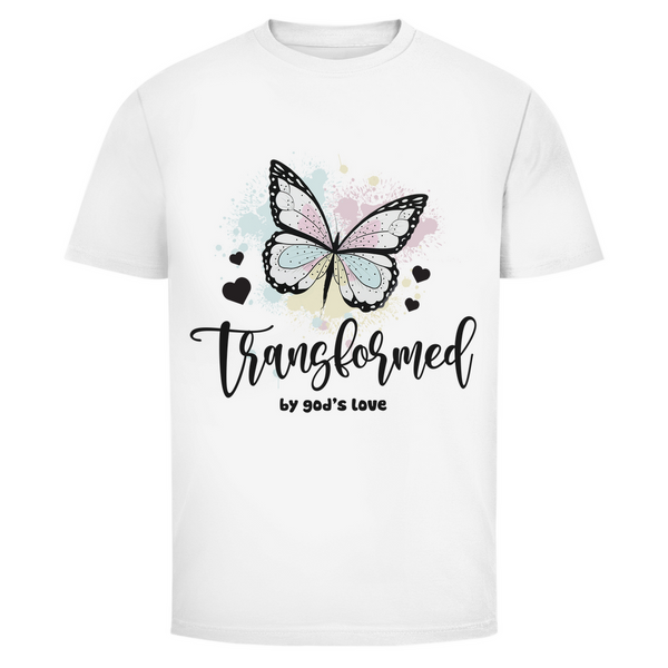 Herren T-Shirt transformed by gods love