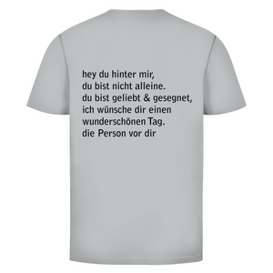 Herren T-Shirt hey du hinter mir