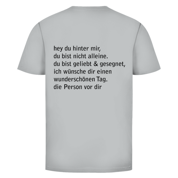 Herren T-Shirt hey du hinter mir