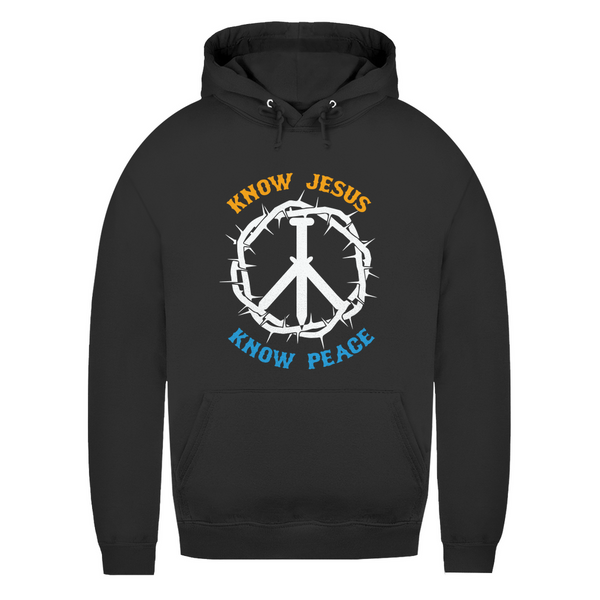 Damen Hoodie know jesus know peace