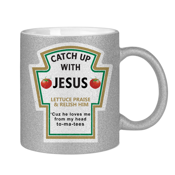 Glitzertasse catch up with jesus