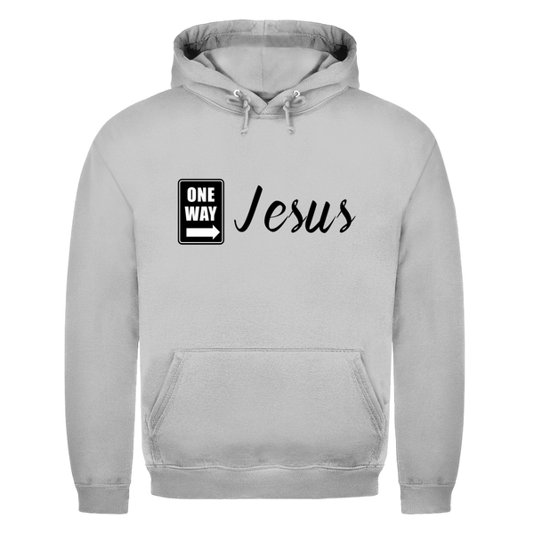 Herren Hoodie one way jesus