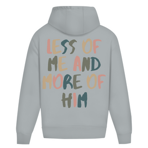 Oversize Hoodie Ohne Kordel less of me and more of him