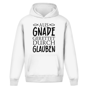 Oversize Hoodie Ohne Kordel aus gnade gerettet