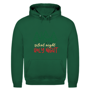 Herren Hoodie silent night holy night