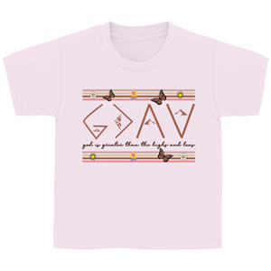 Kinder T-Shirt god is greater