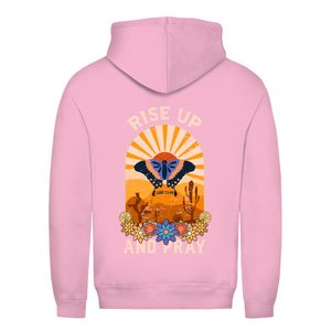 Damen Hoodie rise up and pray
