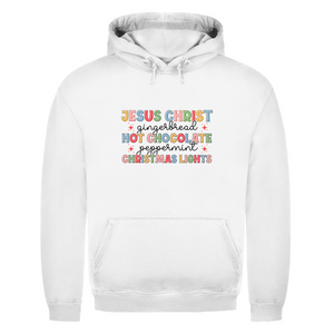 Herren Hoodie jesus christ gingerbread