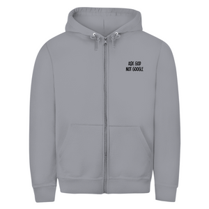 Zipper Hoodie ask god not google