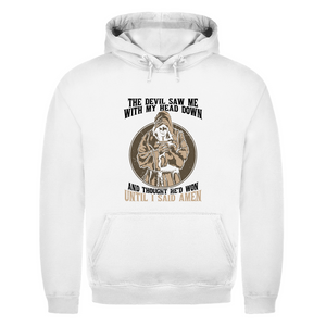 Herren Hoodie until i said amen