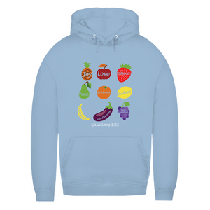 Damen Hoodie Joy Love Patience galatians 5:22