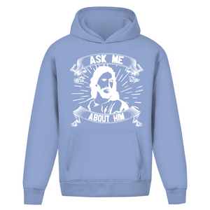 Oversize Hoodie Ohne Kordel ask me about him