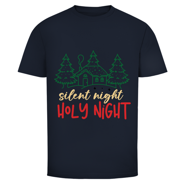 Herren T-Shirt silent night holy night