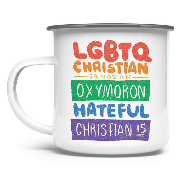 Emaille Tasse lgbt christlich