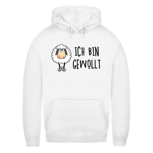 Damen Hoodie ich bin gewollt