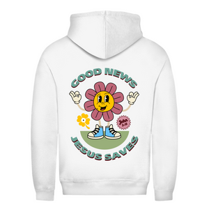 Damen Hoodie good news jesus saves