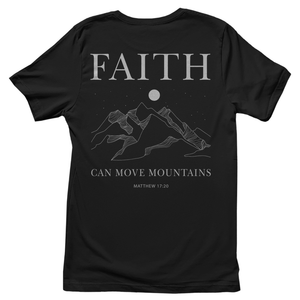 Damen T-Shirt faith minimalistisch matthew 17:20