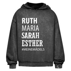 Oversize Washed Hoodie ruth maria sarah esther